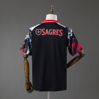 Benfica 26-27 Special Eagle Jersey - Black& White detail