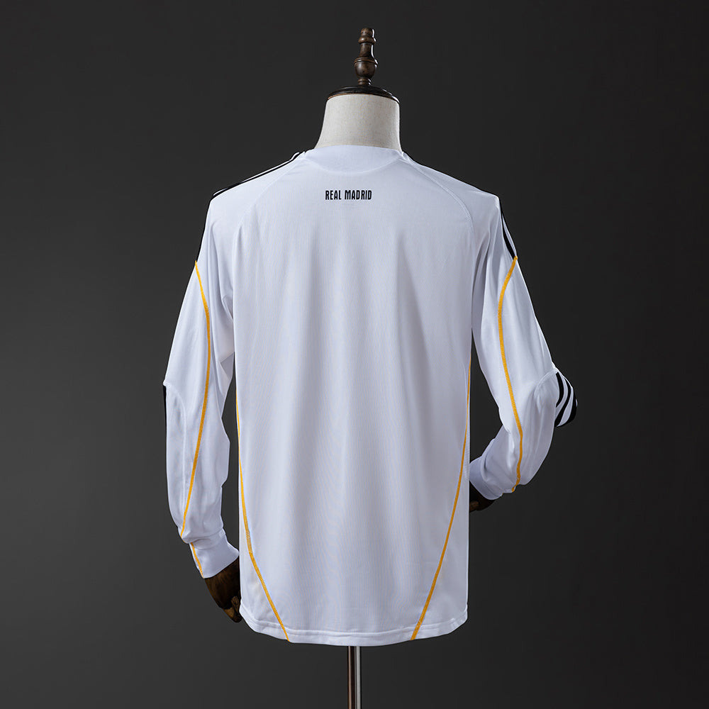 Retro Real Madrid 09-10 Long Sleeve Home