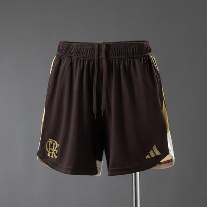Flamengo 26-27 Women's Training Shorts - Brown