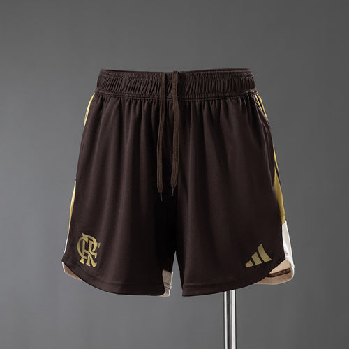 Flamengo 26-27 Women's Training Shorts - Brown