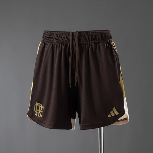 Flamengo 26-27 Women's Training Shorts - Brown