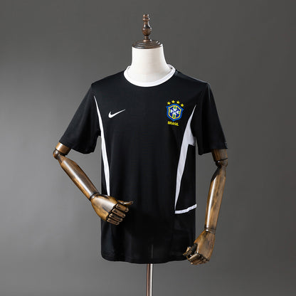 Brazil 2002 Goalkeeper Black Jersey detail
