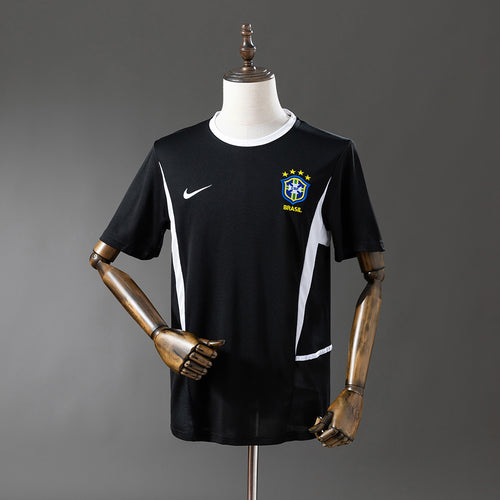 Brazil 2002 Goalkeeper Black Jersey detail