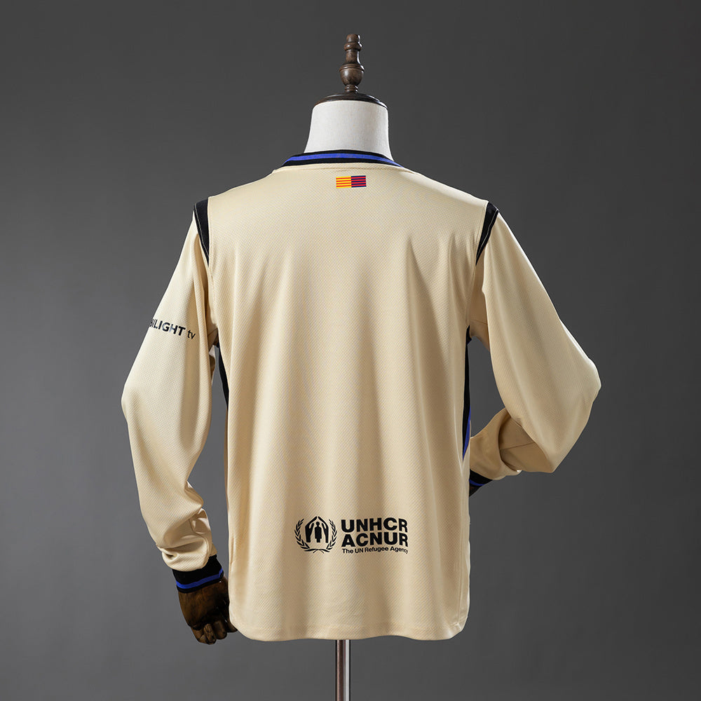 Barcelona 25-26 Away Long-Sleeve Jersey