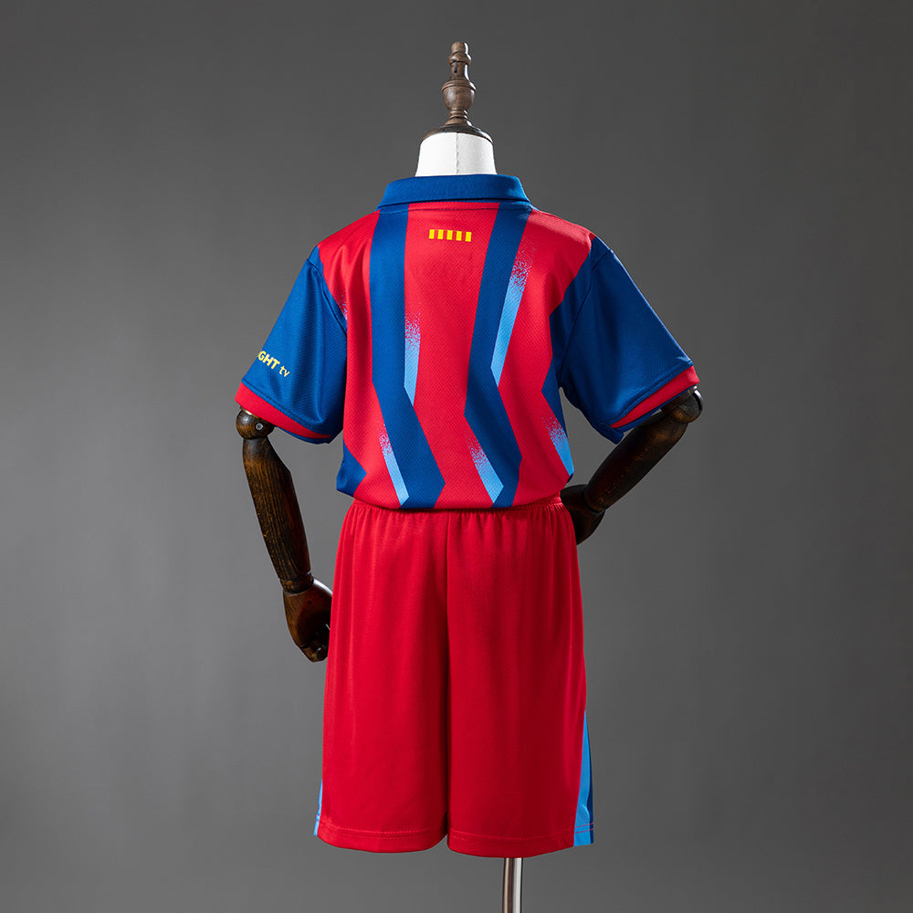 Barcelona 25-26 Fourth Away Kids Kit Jersey