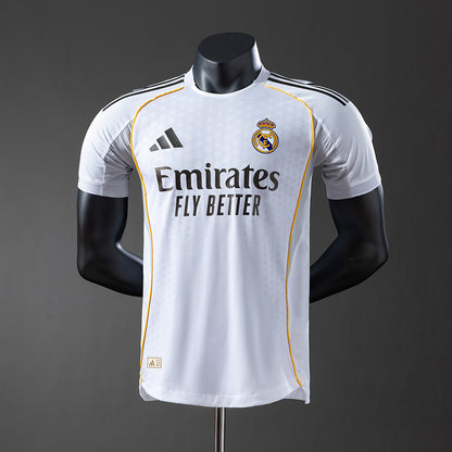 Real Madrid 25-26 player version Home Jersey detail