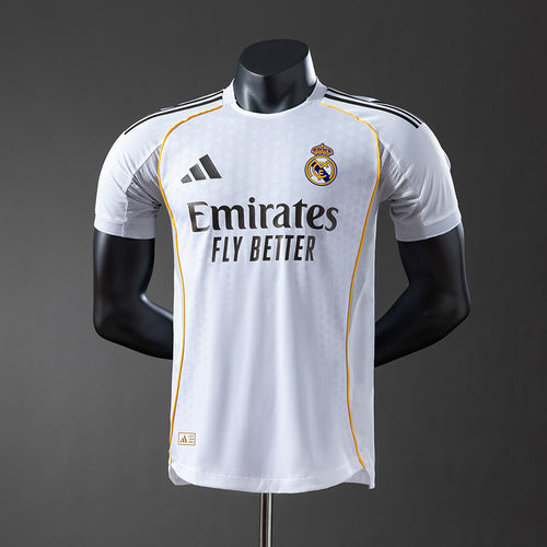 Real Madrid 25-26 player version Home Jersey detail
