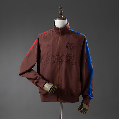 Barcelona x Travis Scott Windbreaker - Brown