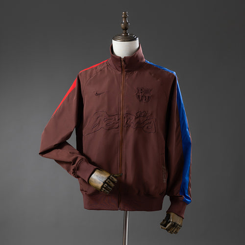 Barcelona x Travis Scott Windbreaker - Brown