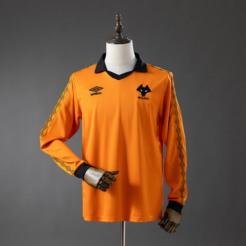 Wolves 80-81 Home Long-Sleeve Retro Jersey detail