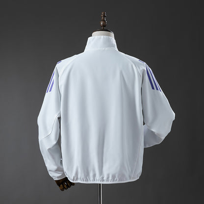 German Reversible Jacket Windbreaker - White & Black