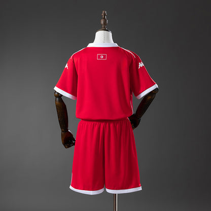 Tunisia 2026 Home Kids Kit Jersey detail
