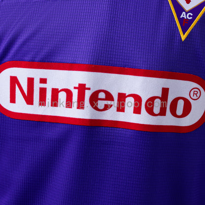Retro long sleeve Fiorentina 1998 home detail