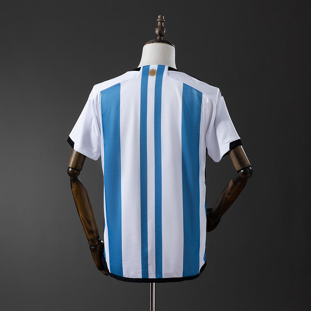 2022 Argentina 3-star World Cup jersey home detail