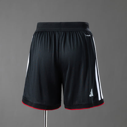 German 2026 Black Player Version Shorts detail