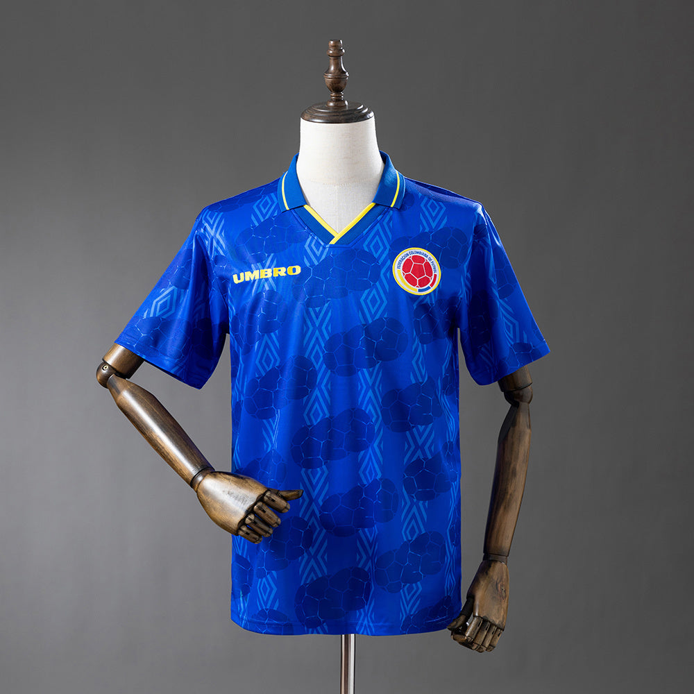 Columbia 1994 Away Retro Jersey detail