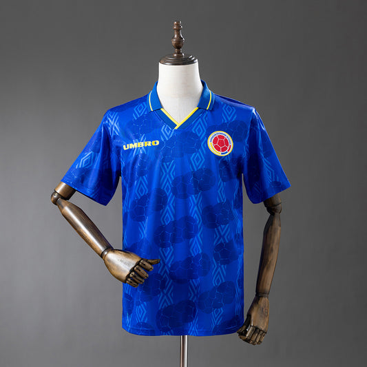 Columbia 1994 Away Retro Jersey detail