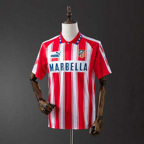 Retro Atletico Madrid 94-95 home detail