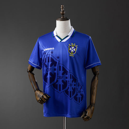 Brazil 94-96 Away Retro Jersey detail