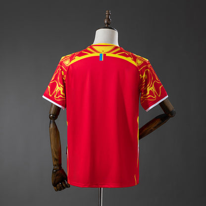 Congo 2026 Red Jersey detail