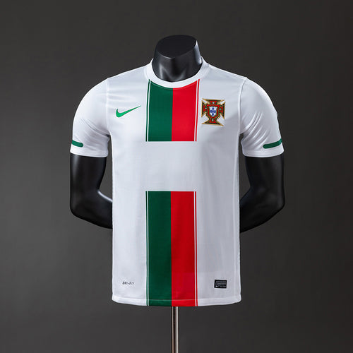Portugal 2010 Player Version Retro Away Jersey detail