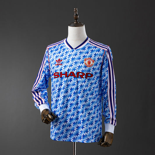 Retro Long Sleeve M-U 90-92 Away detail