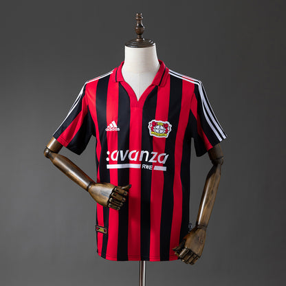 Leverkusen 00-01 Home Retro Jersey detail