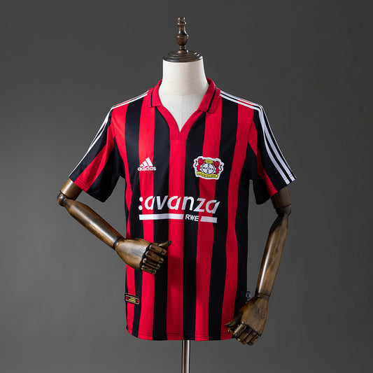 Leverkusen 00-01 Home Retro Jersey detail