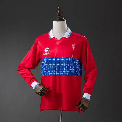 Universidad Catolica 1996 Away Retro Jersey Long Sleeve detail