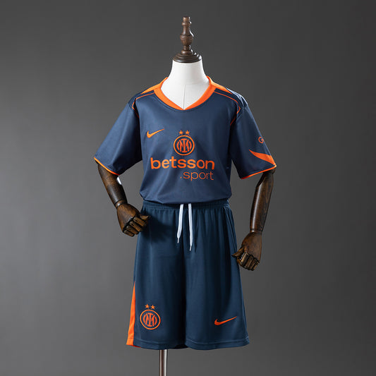 Inter Milan 25-26 Third Away Kids Kit Jersey detail