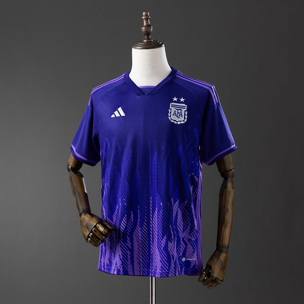 2022 Argentina World Cup jersey away detail