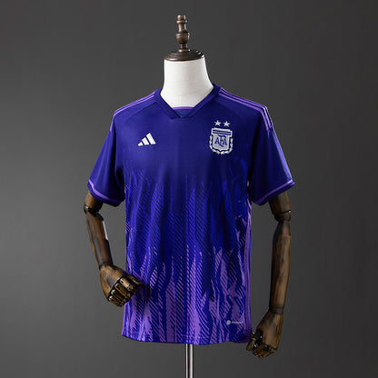 2022 Argentina World Cup jersey away detail