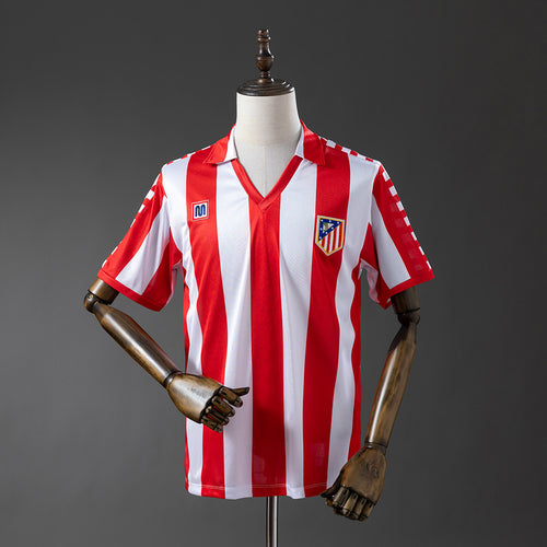 Atletico Madrid 82-83 Home Retro Jersey detail