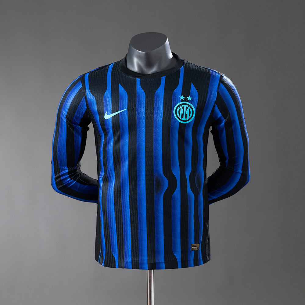 Inter Milan 25-26 Home Long-Sleeve Player Version Jersey detail