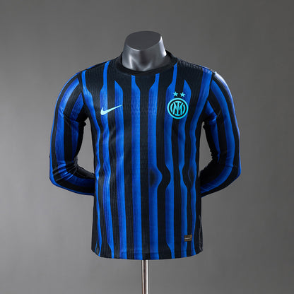 Inter Milan 25-26 Home Long-Sleeve Player Version Jersey detail