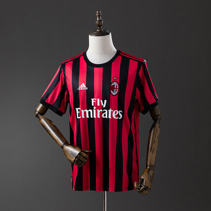 Retro AC Milan 17-18 Home detail