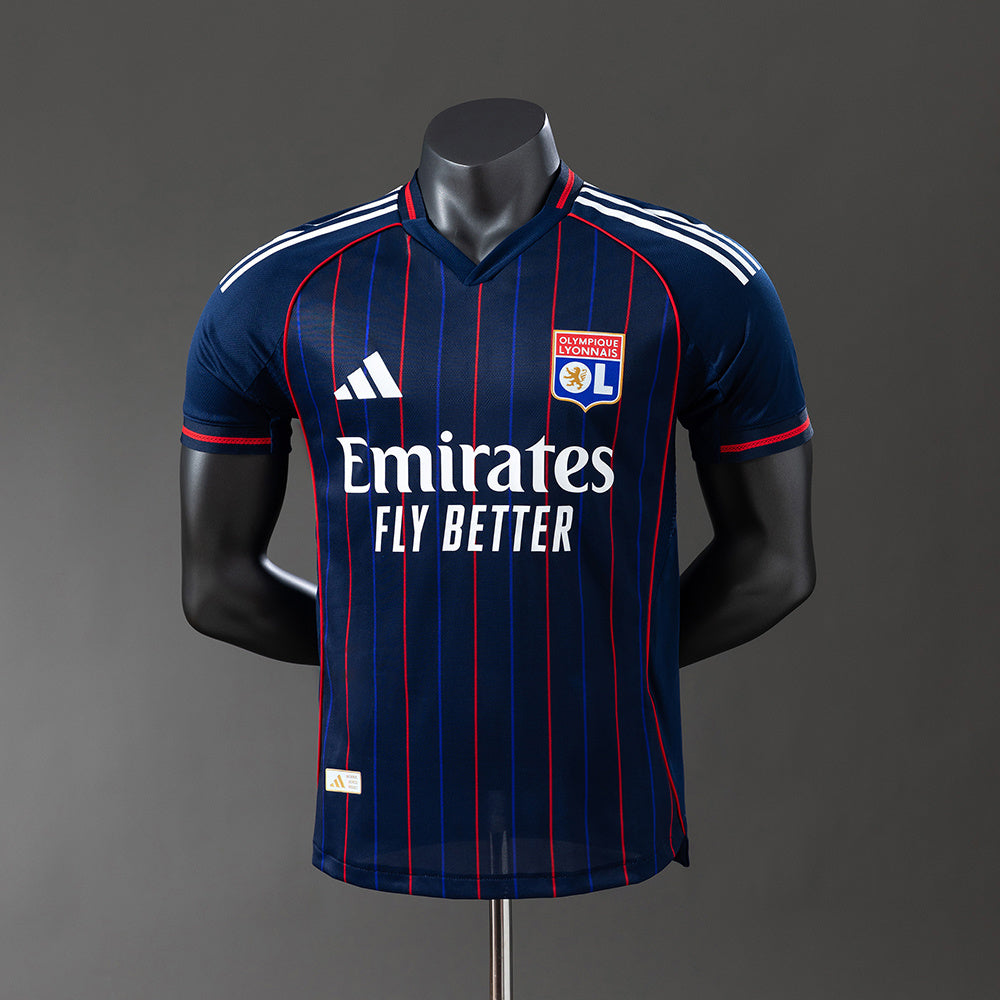 Olympique lyonnais  25-26 Player Version Away Jersey detail