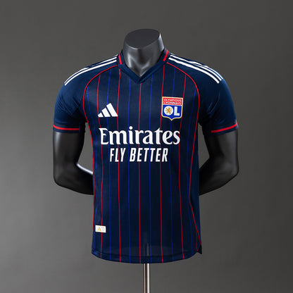 Olympique lyonnais  25-26 Player Version Away Jersey detail