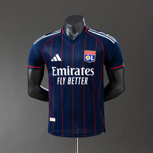 Olympique lyonnais  25-26 Player Version Away Jersey detail