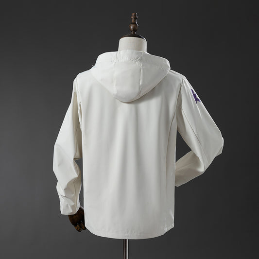Brazil Windproof Jacket-Off White