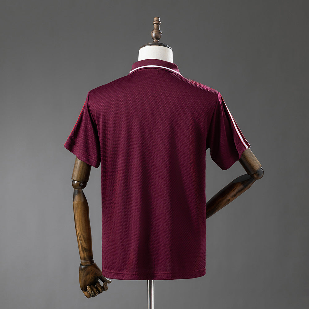 Bayern Munich 25-26 POLO - Maroon detail