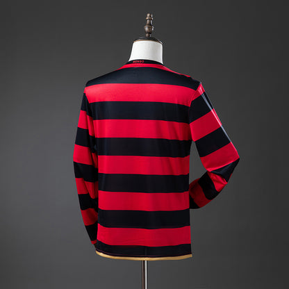 Flamengo 08-09 Home Long Sleeve Retro Jersey