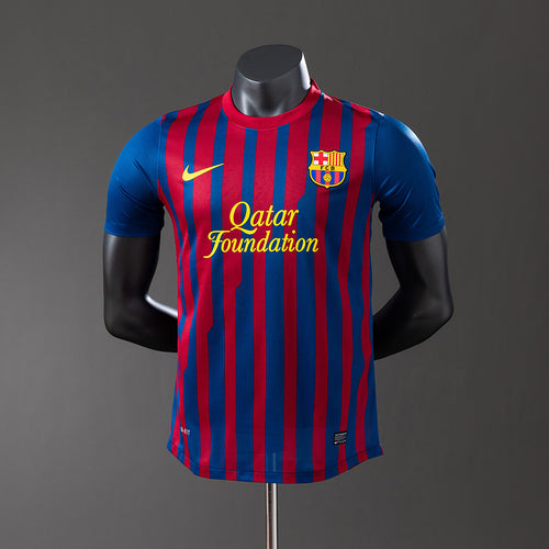 Barcelona 11-12 Home Player Version Retro Jersey detail
