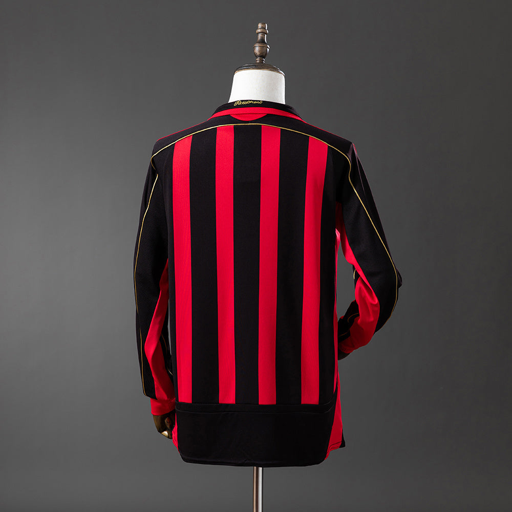 Retro 06-07 AC Milan Long sleeve home