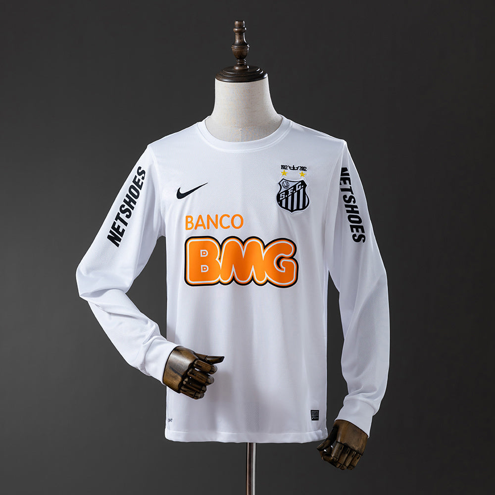 Retro Long Sleeve Santos 11-12 Home detail