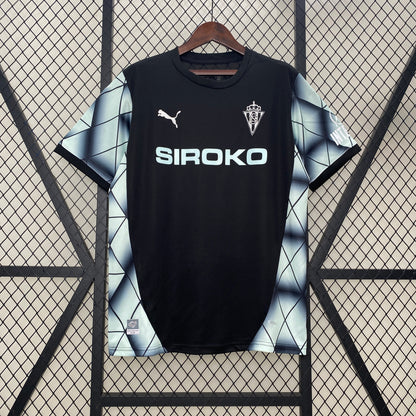 24-25 Sporting Gijon away detail