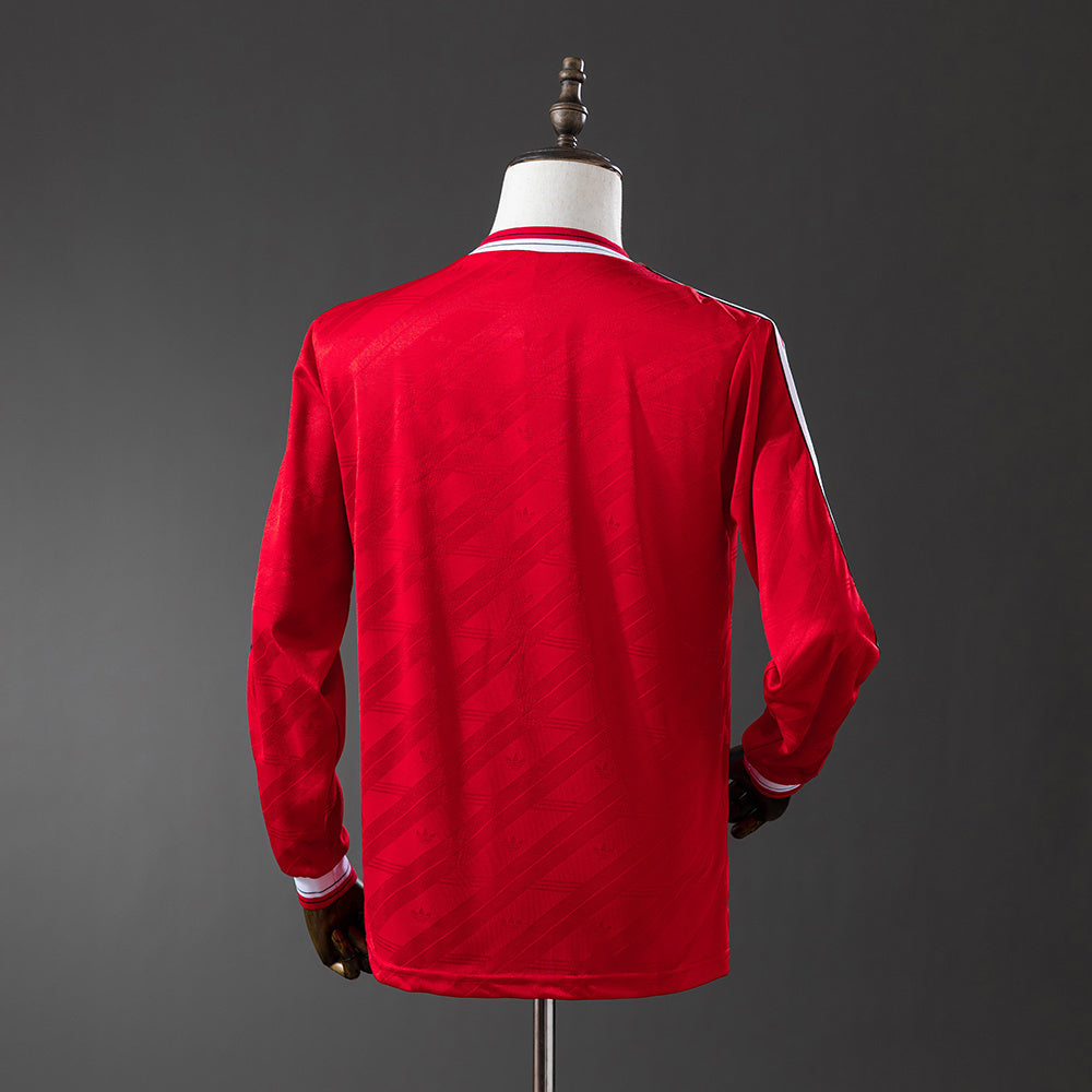 M-U 1986-88 Second Away Long Sleeve Retro Jersey