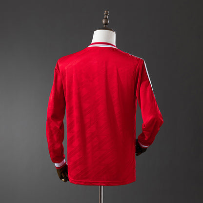 M-U 1986-88 Second Away Long Sleeve Retro Jersey
