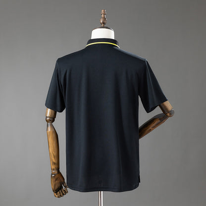 Brazil 2026 Polo Black Jersey detail