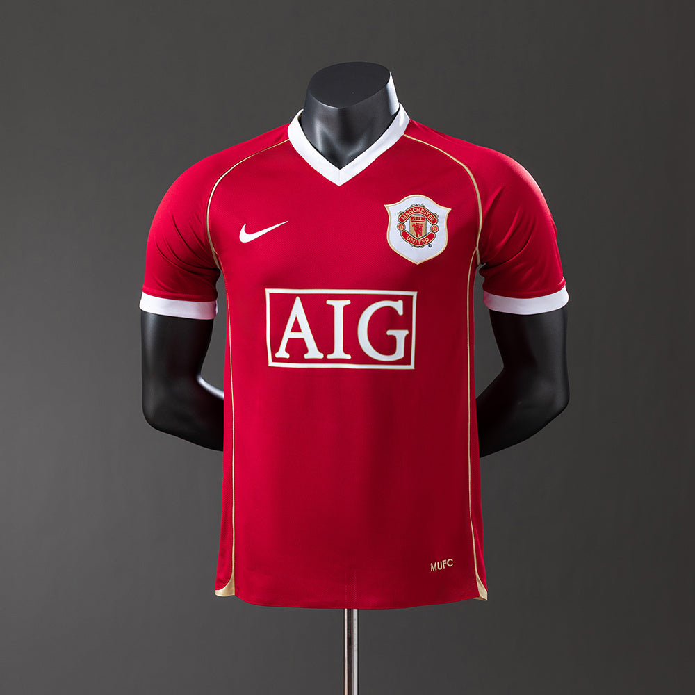 M-U 06-07 Home Player Version Retro Jersey detail
